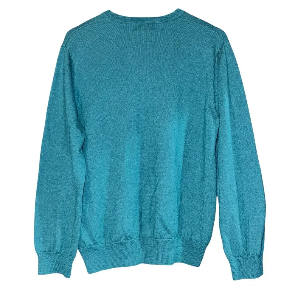 Banana Republic Merino‎ Wool Pullover Sweater Mens Size Large Fall Academia Warm